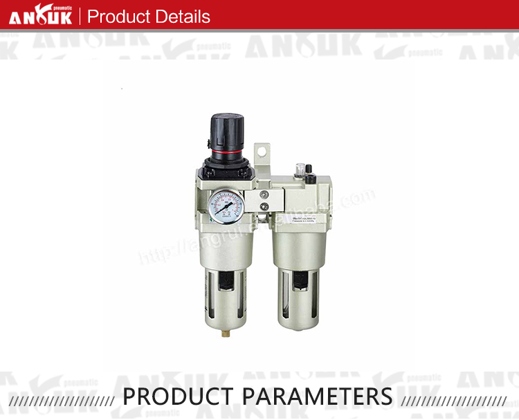 AC5010-10 SMC Standardtyp Luftfilter pneumatische Komponenten Gasquelle Prozessor Öl-Wasser-Abscheider mit zwei Gelenken
